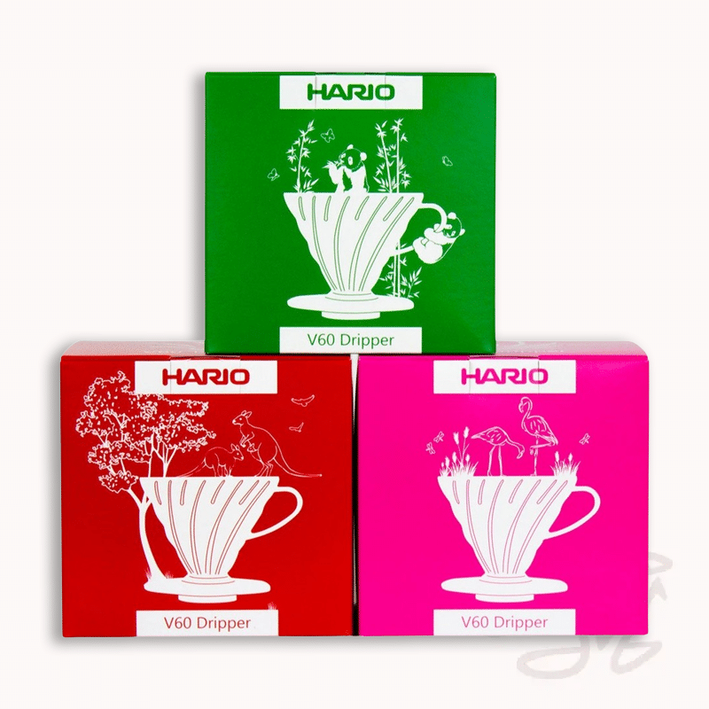 hario v60 dripper candy edition 02 aus kunststoff, versch. farben