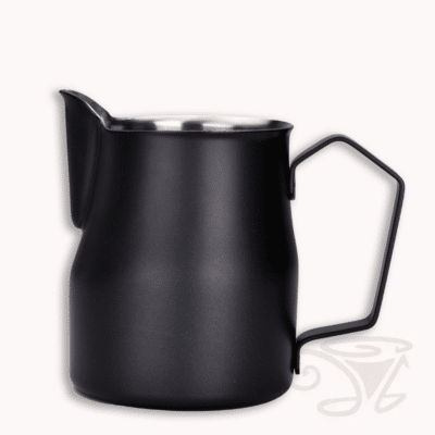 joe frex milchkännchen aus edelstahl mit pulverbeschichtung 350/500/750ml schwarz