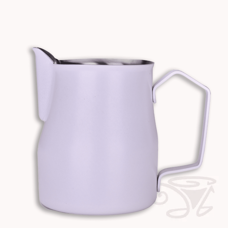 joe frex milchkännchen aus edelstahl mit pulverbeschichtung 350/500/750ml weiß