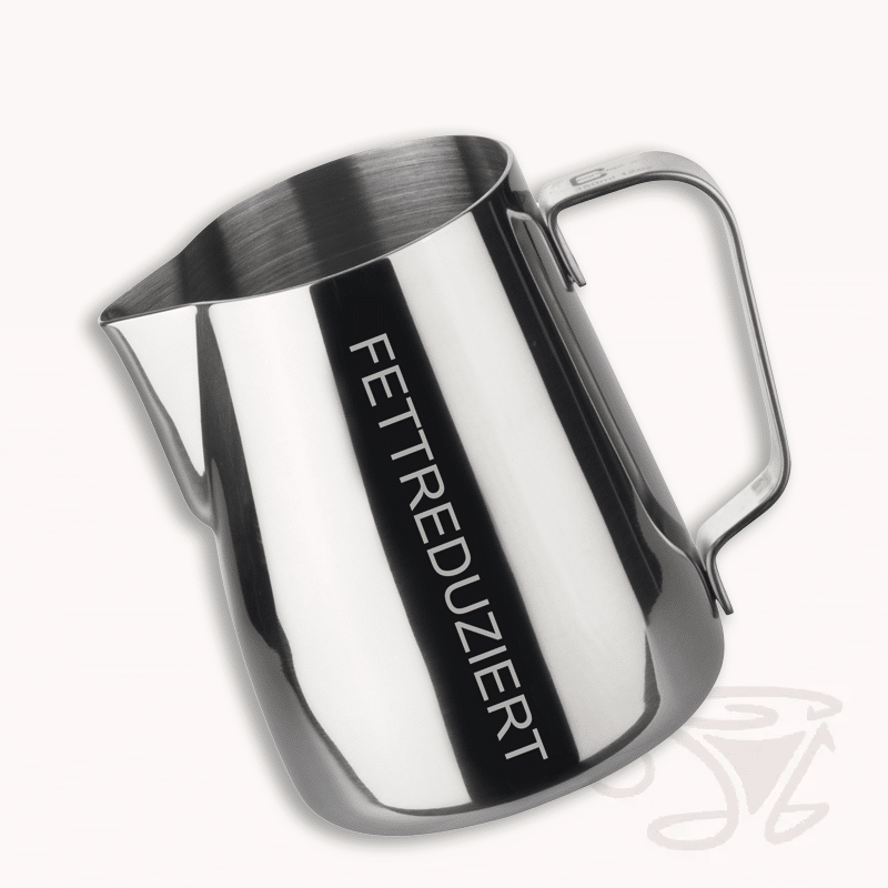 joe frex milchkännchen aus edelstahl 350ml "laktosefrei"