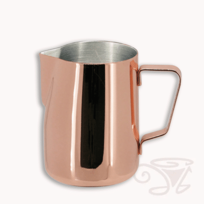joe frex milchkännchen aus edelstahl 350/590ml kupfer