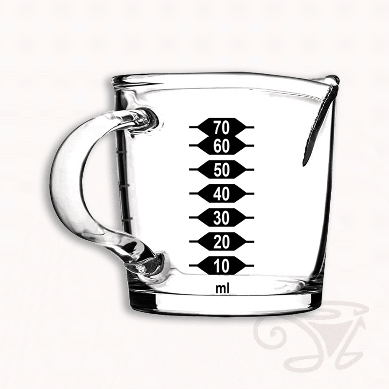 joe frex espresso shotglas mit doppelauslauf