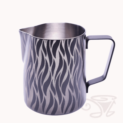 joe frex milchkännchen aus edelstahl mit pulverbeschichtung 350ml flowers