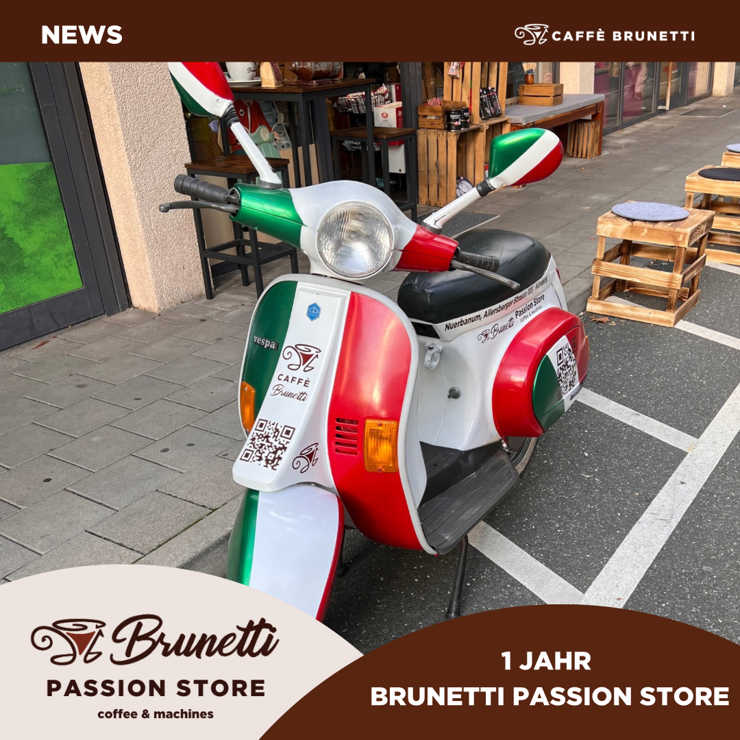 Feiere mit uns das 1-jährige Jubiläum des Brunetti Passion Store!