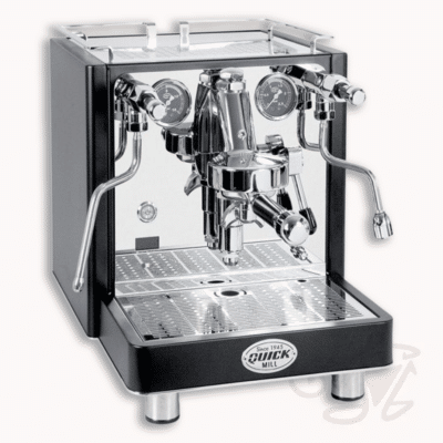 quickmill essence in schwarz innovative siebträgermaschine mit dualboiler