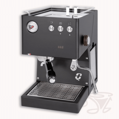 quickmill pop schwarz siebträger einkreiser mit thermoblock