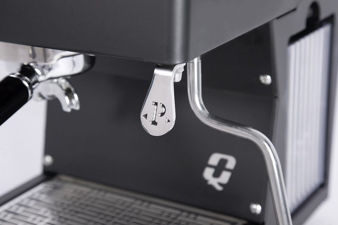 quickmill pop schwarz siebträger einkreiser mit thermoblock