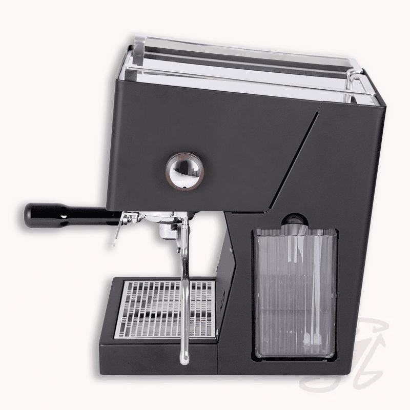 quickmill pop schwarz siebträger einkreiser mit thermoblock