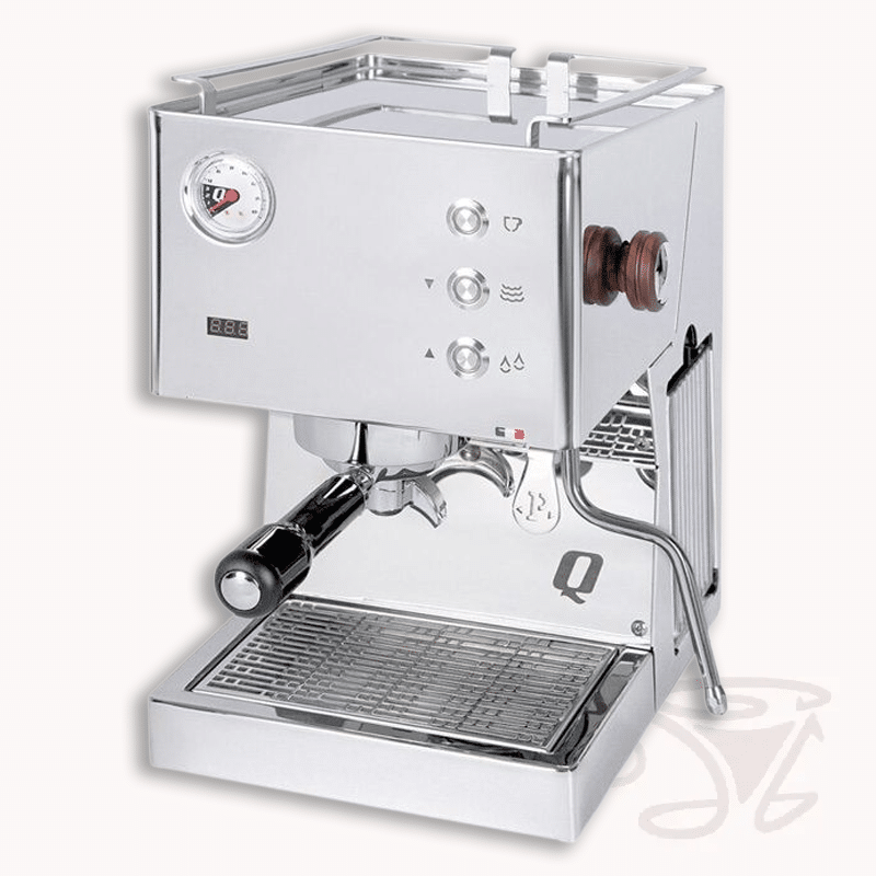 quickmill pop up edelstahl siebträgermaschine programmierbarer einkreiser