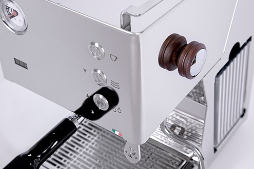 quickmill pop up edelstahl siebträgermaschine programmierbarer einkreiser