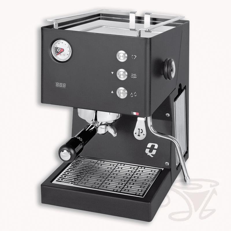 quickmill pop up schwarz siebträgermaschine programmierbarer einkreiser