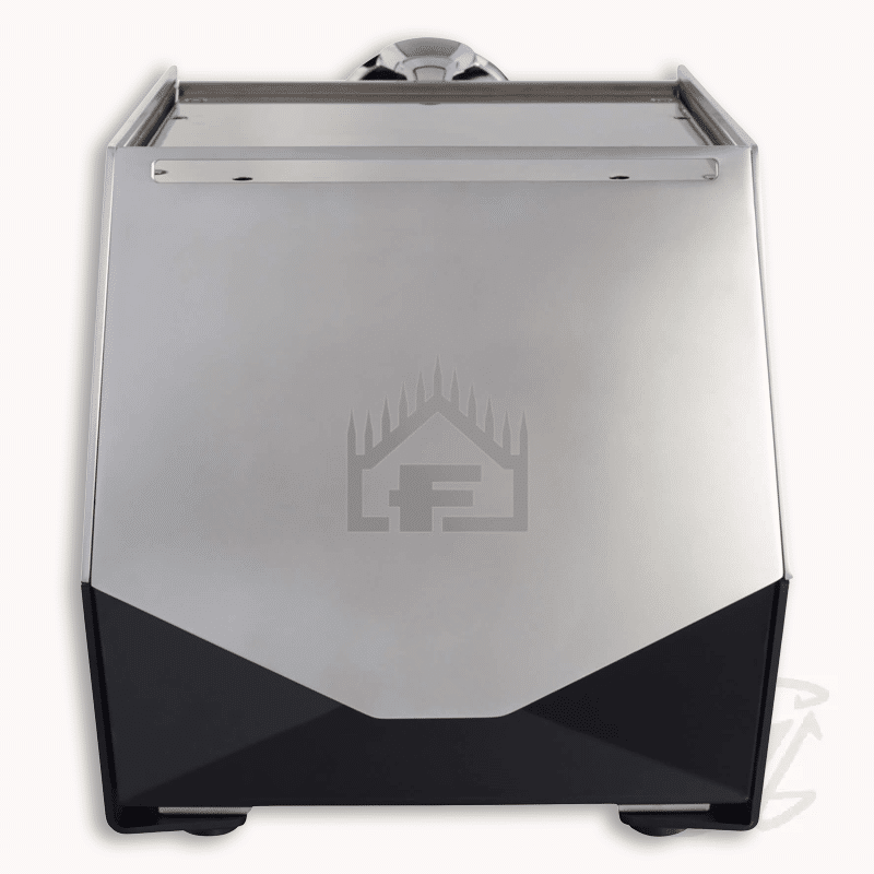 faema faemina aluminium glänzend/schwarz siebträgermaschine mit dualboiler