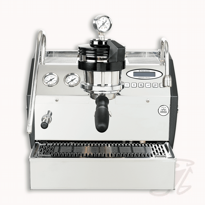 la marzocco gs3 mp schwarz mit konischem paddel