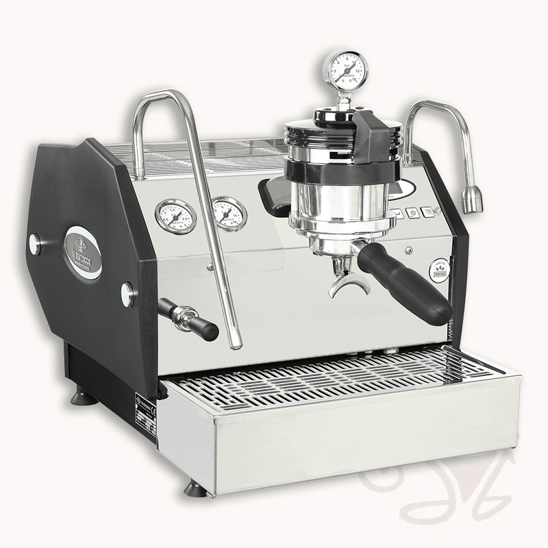 la marzocco gs3 mp schwarz mit konischem paddel