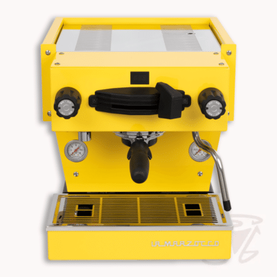 la marzocco linea mini r gelb siebträgermaschine mit dualboiler und app steuerung