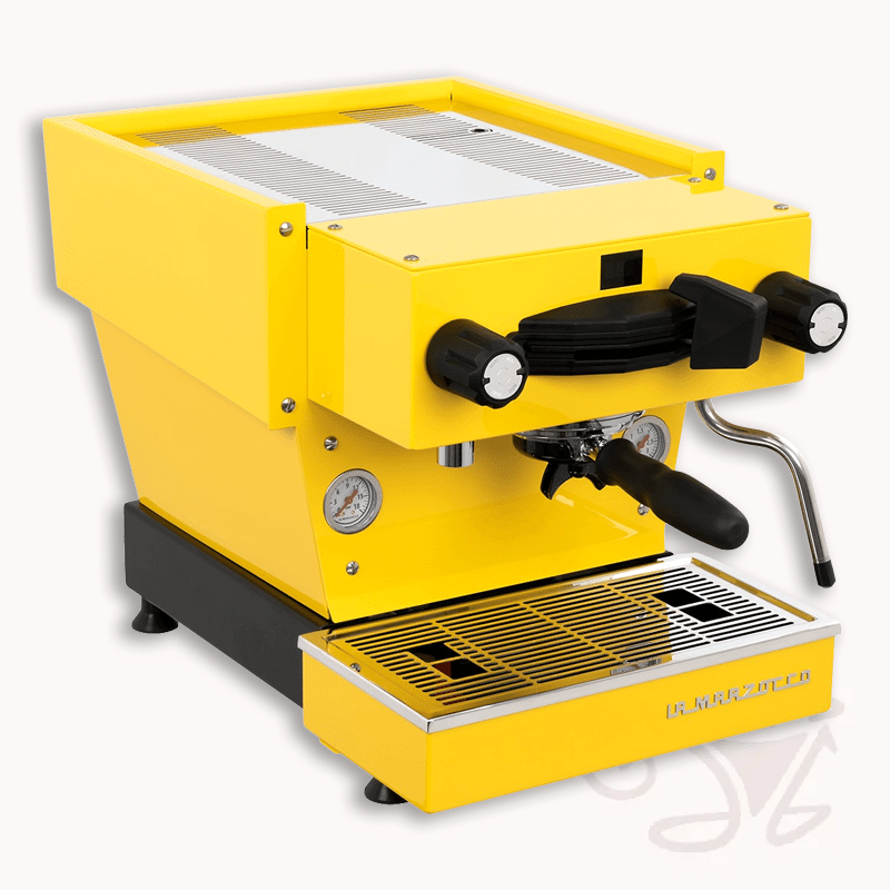 la marzocco linea mini r gelb siebträgermaschine mit dualboiler und app steuerung