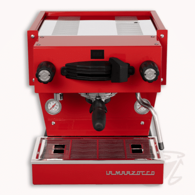 la marzocco linea mini r rot siebträgermaschine mit dualboiler und app steuerung