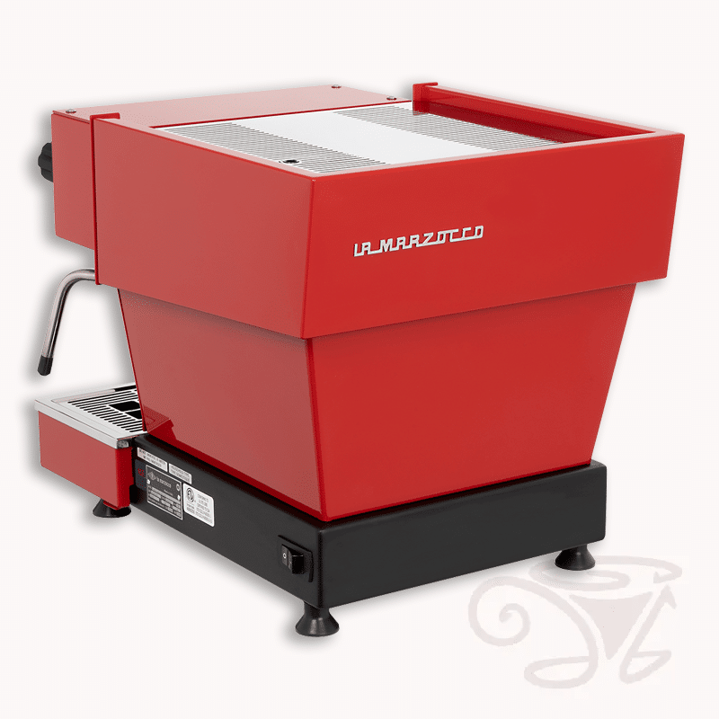 la marzocco linea mini r rot siebträgermaschine mit dualboiler und app steuerung