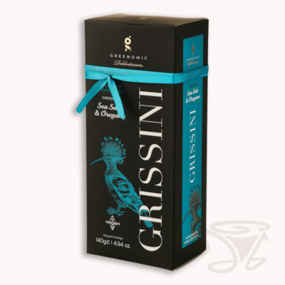 greenomic grissini meersalz & oregano 140g handgemacht, vegan