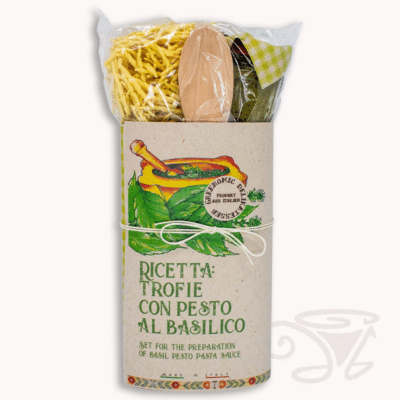 greenomic pasta kit trofie mit basilikumpesto inkl. rezept und buchenholzkelle
