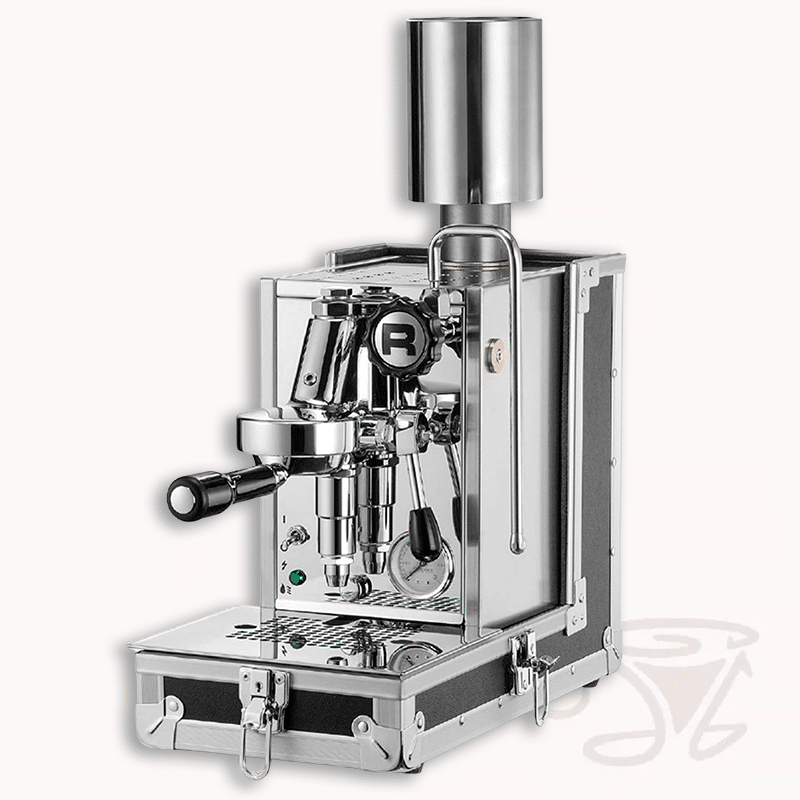 rocket porta via kompakte tragbare siebträgermaschine