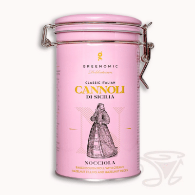 greenomic cannoli di sicilia nocciola 200g teigröllchen mit haselnussfüllung