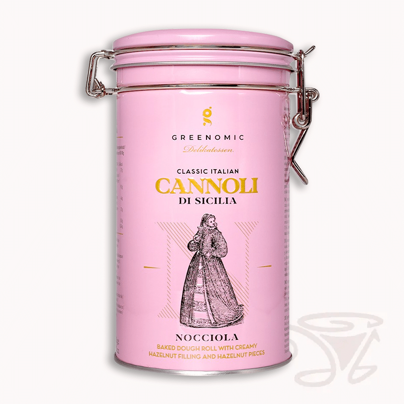 greenomic cannoli di sicilia nocciola 200g teigröllchen mit haselnussfüllung