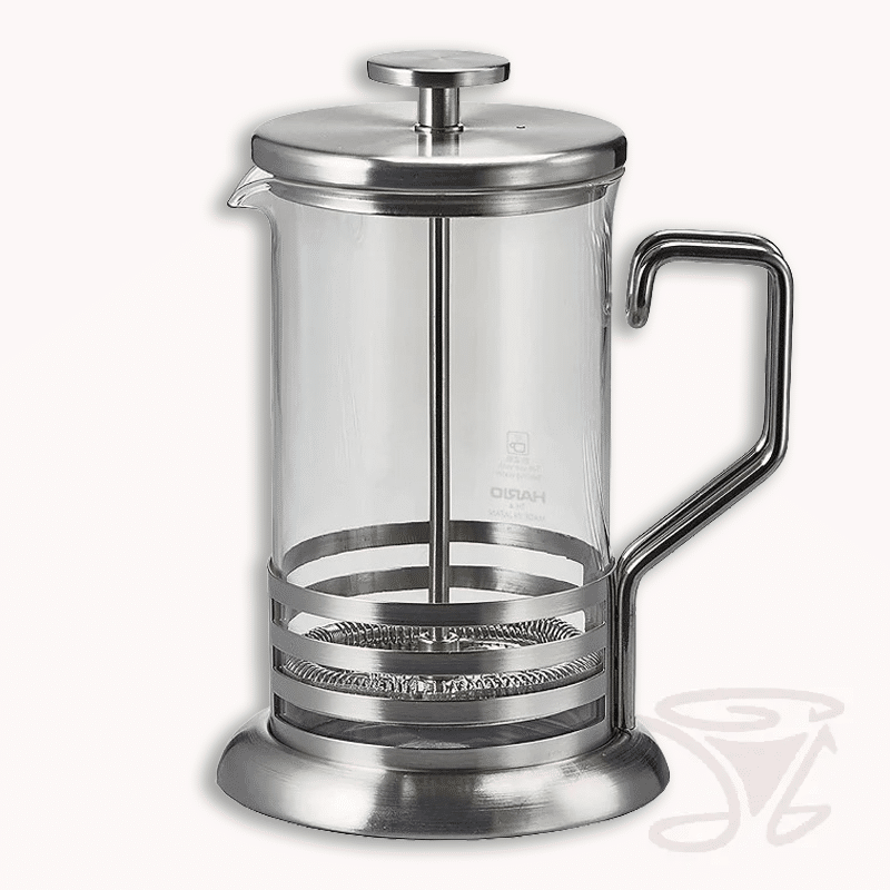 hario harior bright j tea & coffee press 600ml edelstahl french press