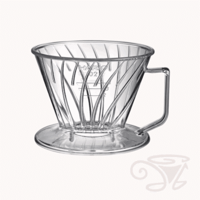 hario pegasus v60 dripper clear 02, transparent