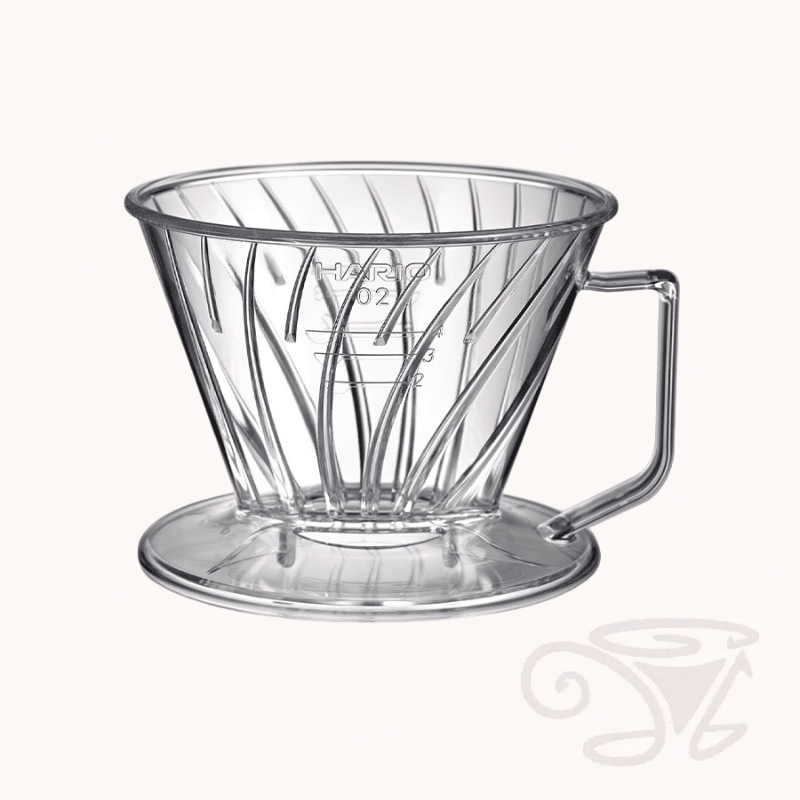 hario pegasus v60 dripper clear 02, transparent