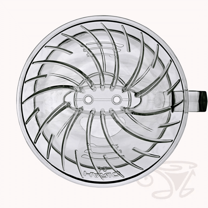 hario pegasus v60 dripper clear 02, transparent