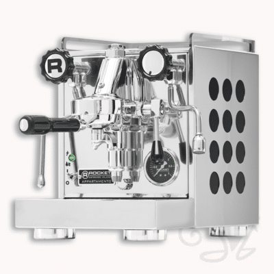 rocket appartamento siebträger zweikreiser e61 brühgruppe inox edelstahl schwarz