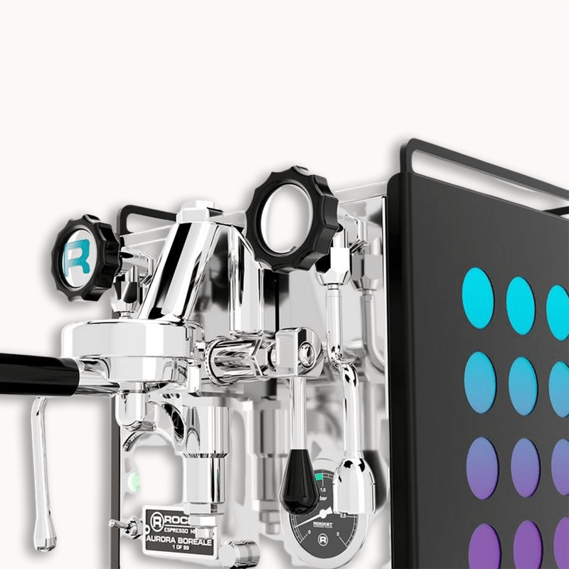 rocket appartamento la finale aurora boreale limited edition siebträger zweikreiser e61 brühgruppe