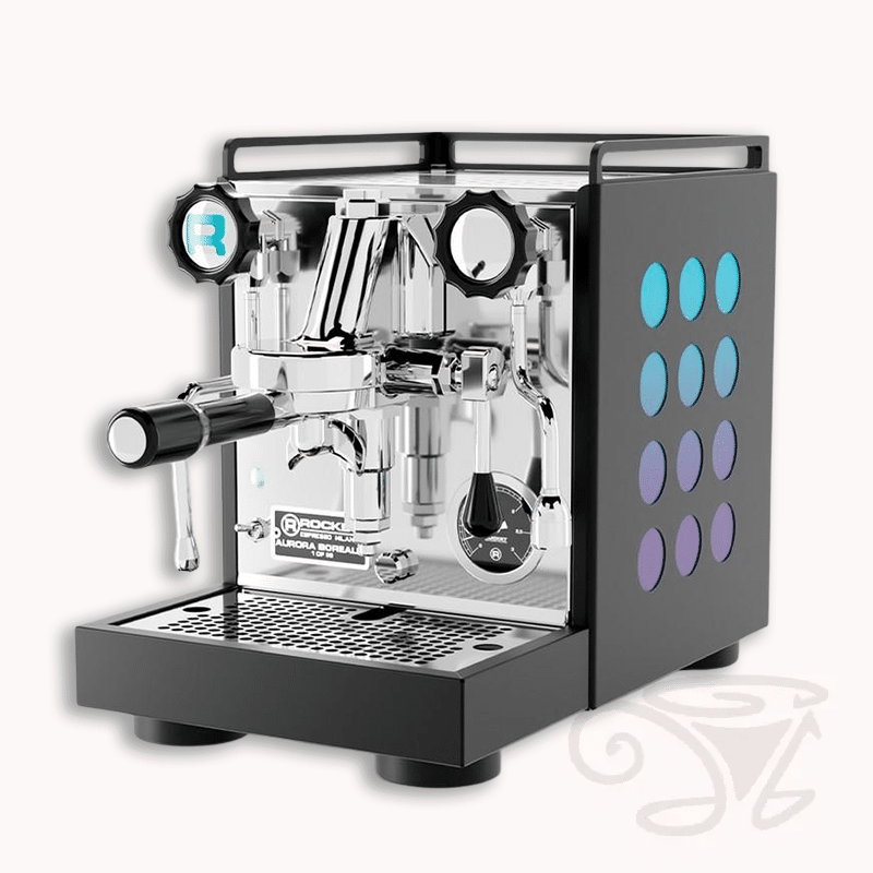 rocket appartamento la finale aurora boreale limited edition siebträger zweikreiser e61 brühgruppe