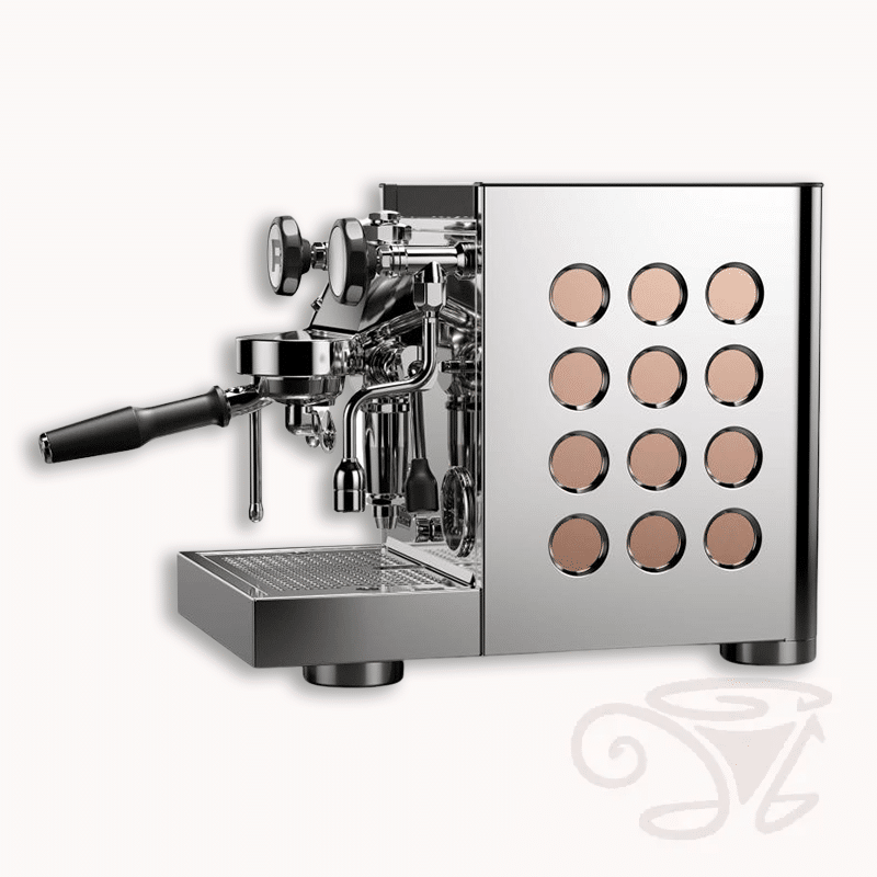 rocket appartamento tca edelstahl kupfer kompakte siebträgermaschine zweikreiser e61 brügruppe