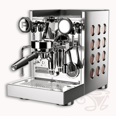 rocket appartamento tca edelstahl kupfer kompakte siebträgermaschine zweikreiser e61 brügruppe