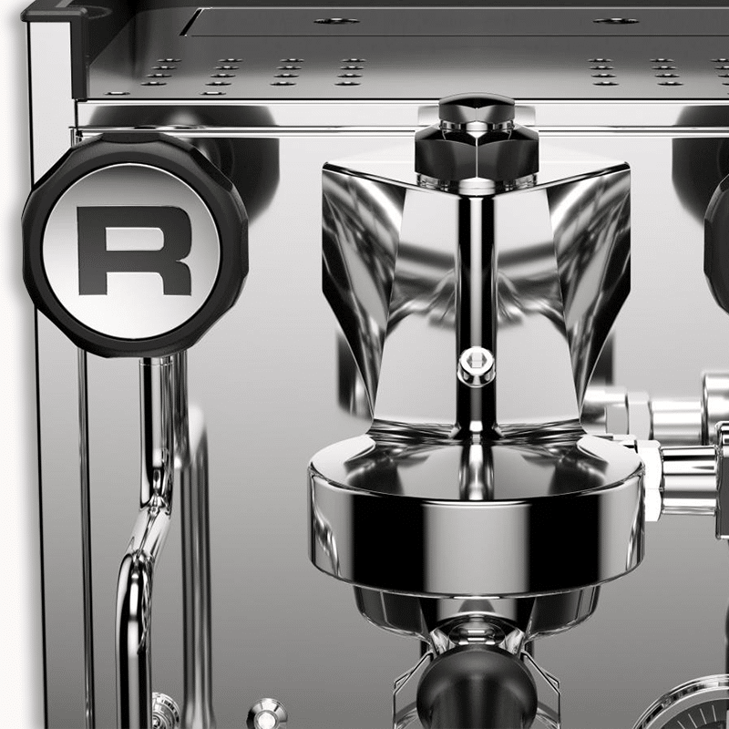 rocket appartamento tca edelstahl weiß kompakte siebträgermaschine zweikreiser e61 brügruppe