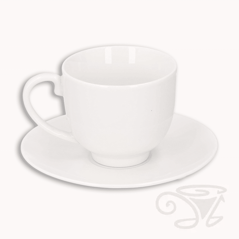 alpina espressotassen set mit untertasse 12 teiliges set weiße tasse mit unterteller aus keramik 75ml