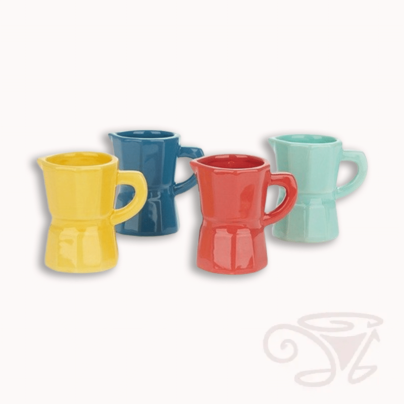 espressotassen set moka 4 tassen á 60ml aus keramik