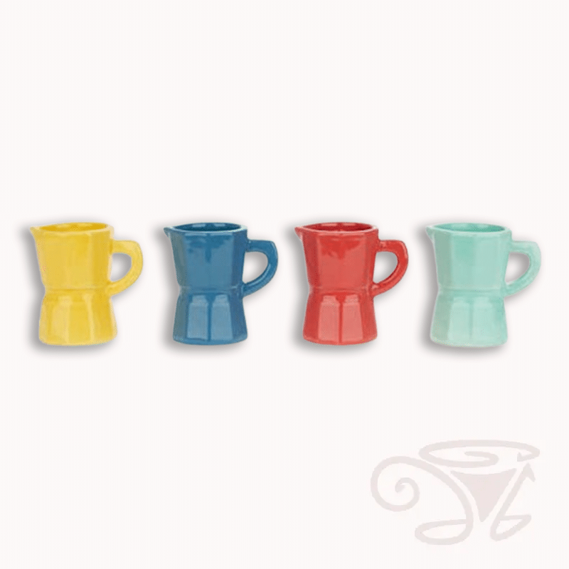 espressotassen set moka 4 tassen á 60ml aus keramik