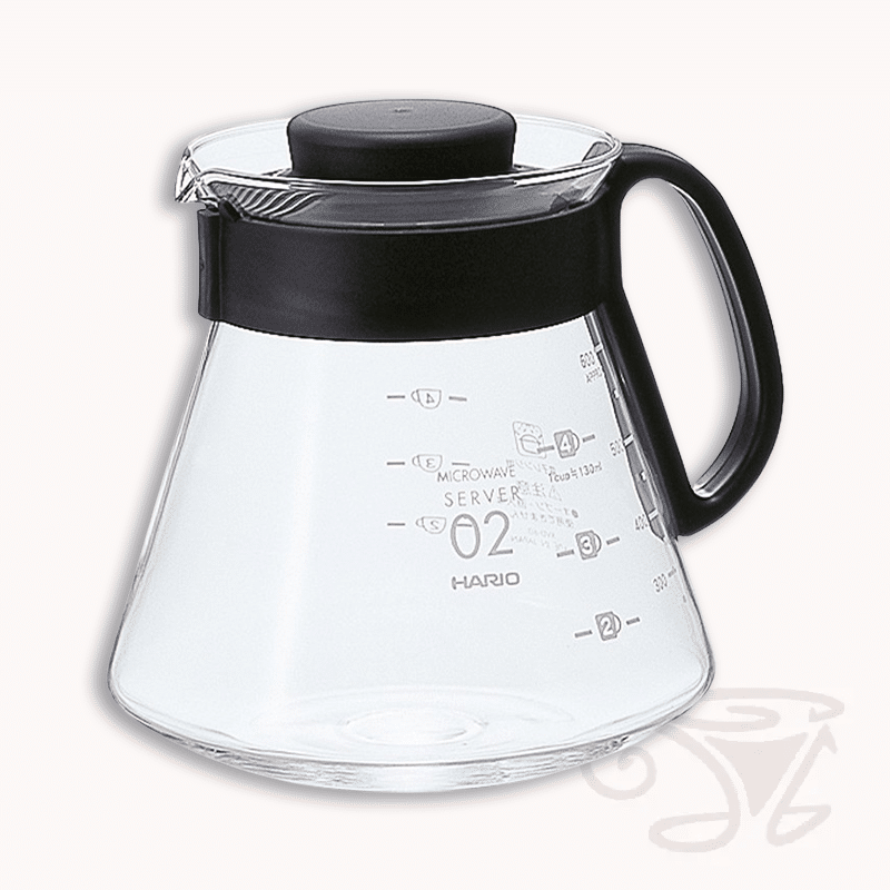 hario v60 02 kaffeekanne schwarz 600ml