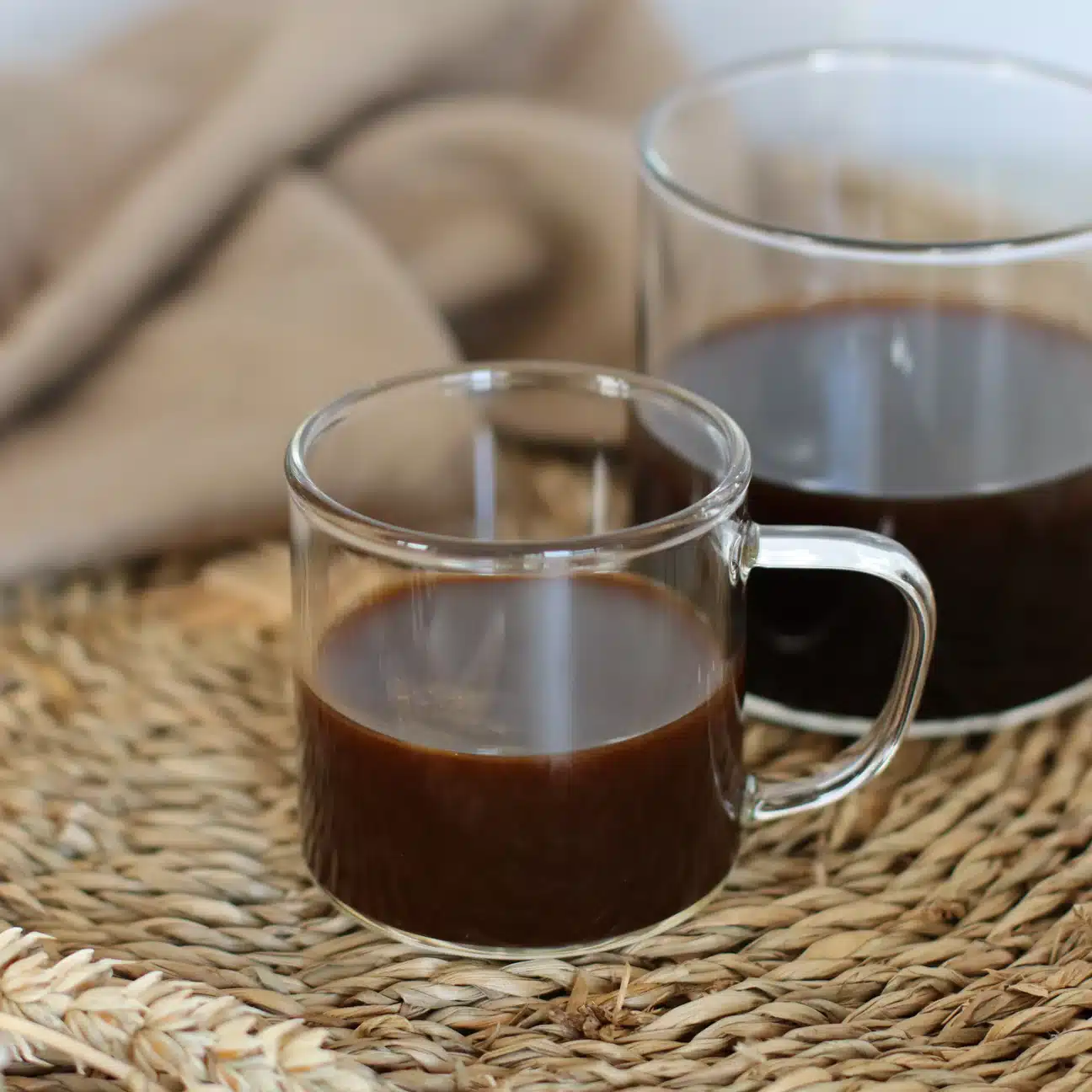 kaffeetassen set helya 4 tassen aus glas 120ml