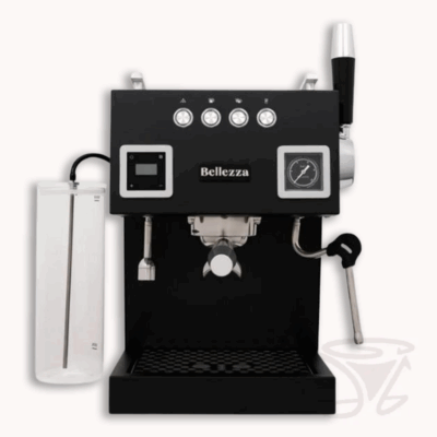 bellezza bellona schwarz espressomaschine dualboiler silent vibrationspumpe pid kontrolle