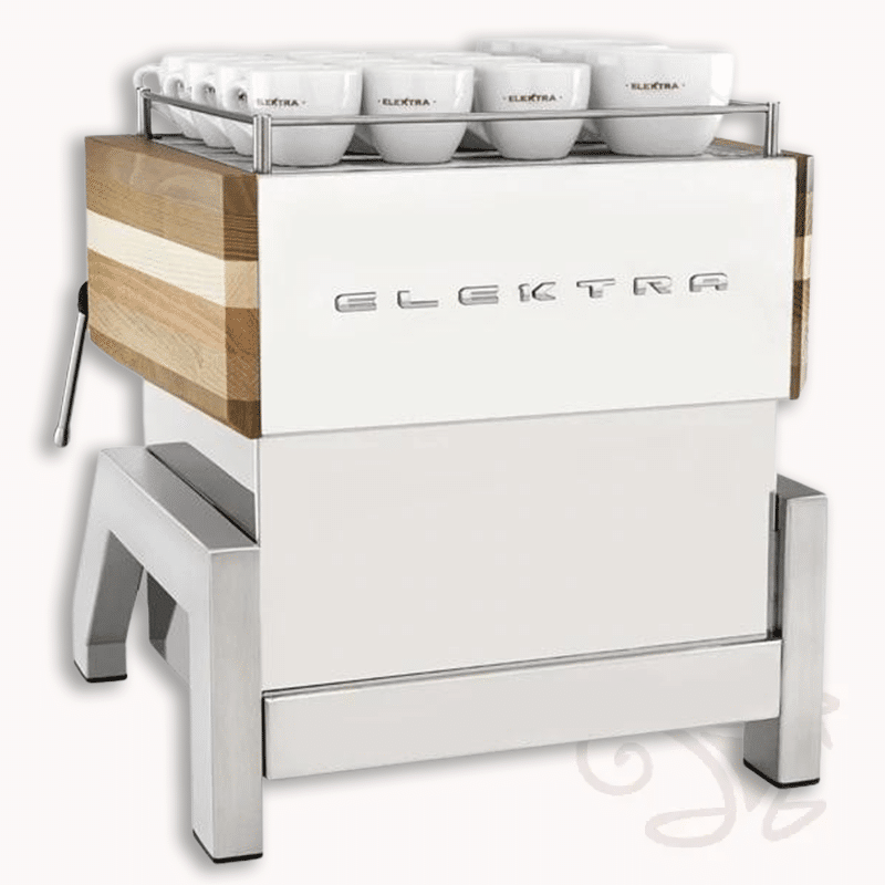 elektra verve edelstahl mit holzelementen professionelle siebträgermaschine dualboiler steuerung über wlan