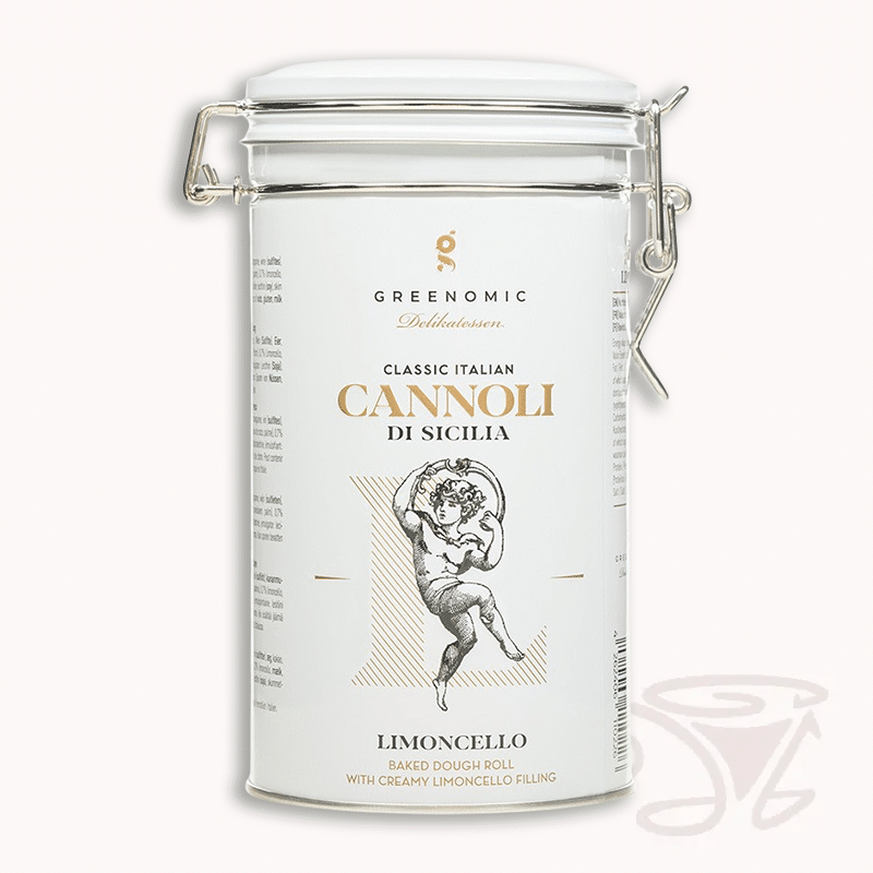 greenomic cannoli di sicilia limoncello 200g teigröllchen mit limoncello cremefüllung
