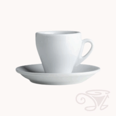 nuova point milano 65ml espresso tasse weiss dickwandig