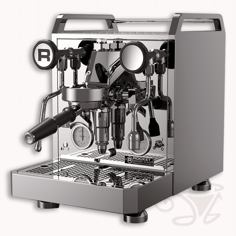 rocket mozzafiato fast r siebträgermaschine zweikreiser mit fast heat eco modus