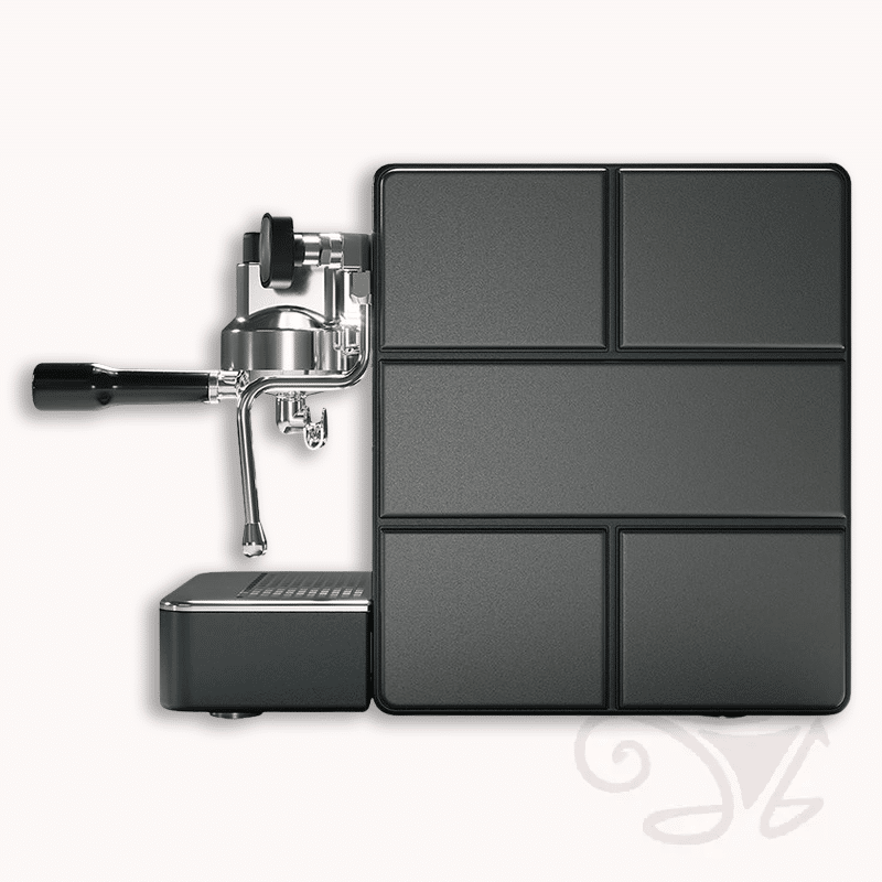 stone pure grau siebträgermaschine kompakter zweikreiser