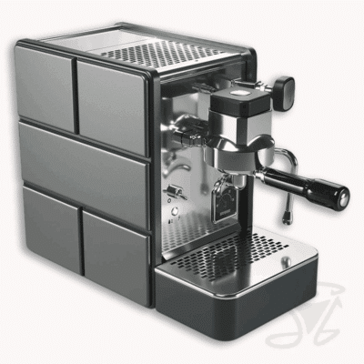 stone pure grau siebträgermaschine kompakter zweikreiser