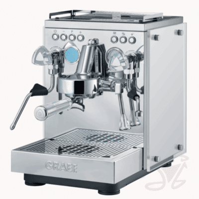 graef estessa edelstahl acryl siebträgermaschine brunetti